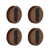 Multipurpose Walnuts Hooks 4Pcs Per Lot Seamlessly Blends With Any Room Decors When Not In Use Clothes Hanging Hooks
