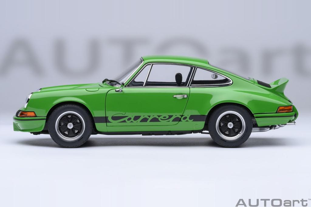 AUTOart Scale Porsche 911 Carrera RS Finished Product 78034 1/18 2.7 (Viper Green/Black Stripes)