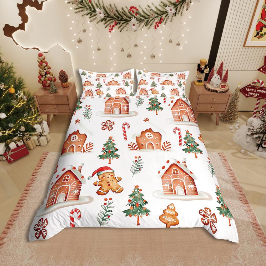 Comforter Homewish Merry Christmas Festival Xmas For Girls Bedding Sethappy New Year Decor