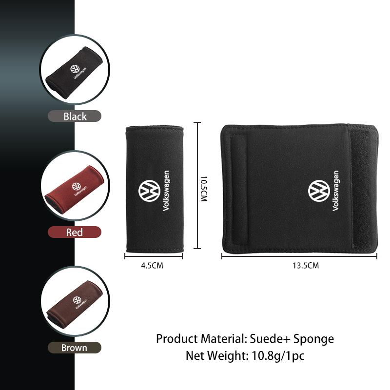 swe32PCS Car Door Inner Handle Protective Cover Fur Protector Case Accessories For Volkswagen VW T5 Amarok 2013 Jetta Golf 4 5 6 7