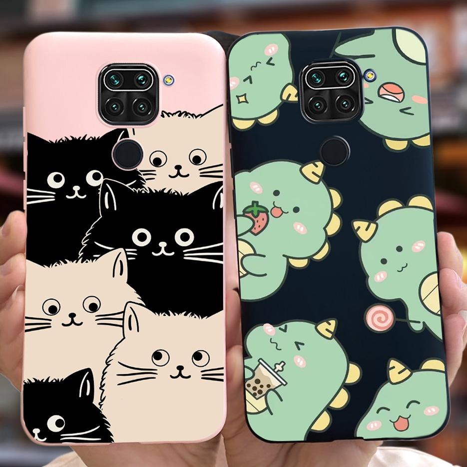 For Xiaomi Redmi Note 9 Case Cute Dinosaur Cartoon Cover Soft Silicone Phone Case For Redmi Note 9 Pro Max Note9 S Fundas Bumper