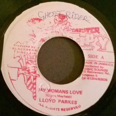 7inch Record LLOYD PARKS  My Womans Love NONE MISTER TIPSY  Jamaica Reggae Ska  Dub Used