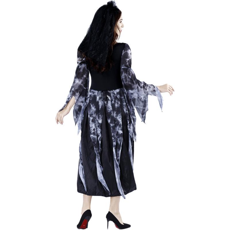 Halloween Diablo Evil Crow Tulle Ghost Bride Orgy Easter Party Costume Making