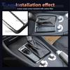 Hard Dry Carbon Fiber For Mercedes Benz SLK R171 2004 2005 2006 2007 2008 2009 2010 Automatic Central Control Gear Panel Cover