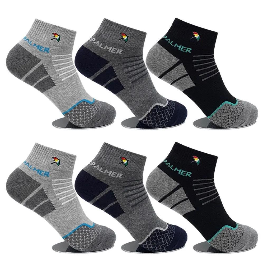 Arnold Palmer Anti-Twist Men s Casual Socks Ankle 6 Pairs AP5613 Essential Selection AP5613_6 Pairs