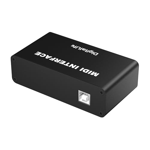 DigitalLife SynkMergeX Series | Standalone 2-In/1-Out MIDI Merge Box, 5-Pin DIN, Metal Construction – Ideal for Beginners, Studio Musicians & Live Per