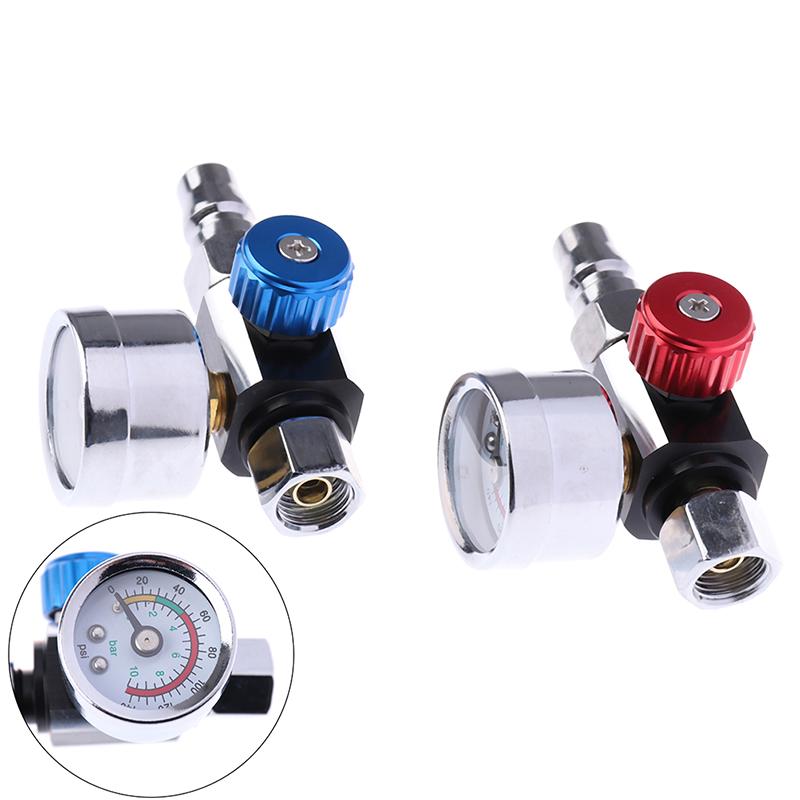 Spray Gun Air Pressure Regulator Gauge For Car Auto Repair Painting Tool
