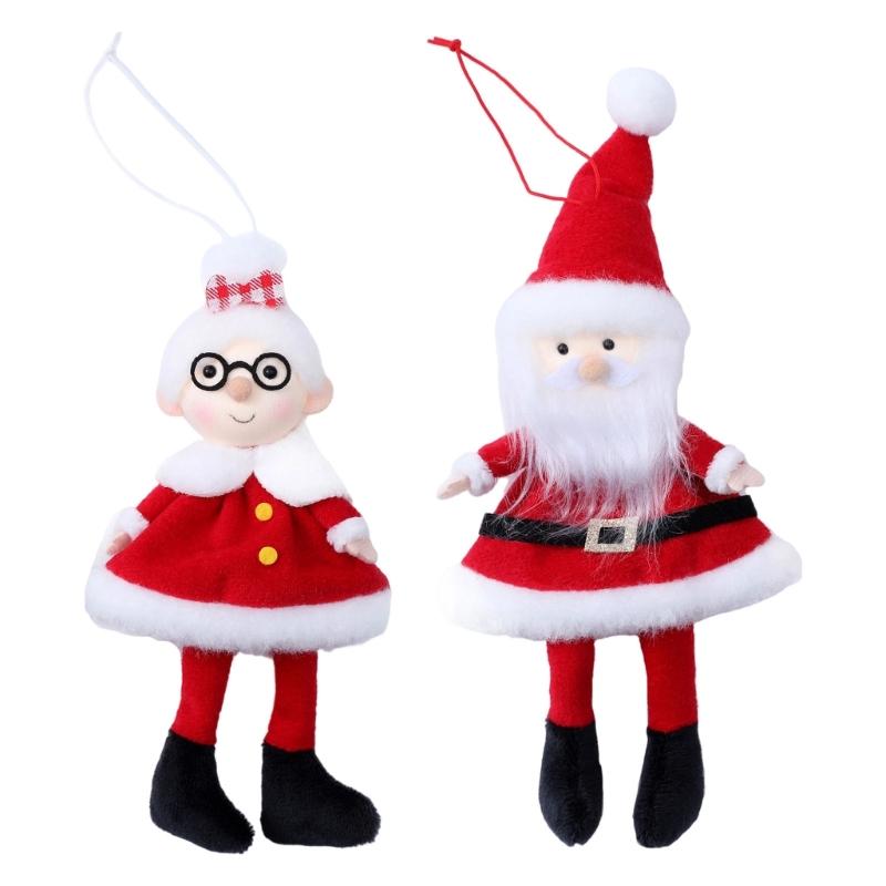 Christmas Decorations Santa Clauses/Grandma Pendant Charm Decorative Hanging Ornament for Christmas Tree Party Decorations