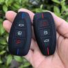 Car Key Cover For Ford St Line Fiesta Focus Mondeo Ecosport Kuga Puma Edge Escape Metallic Silicone Car Key Fob Case Accessories
