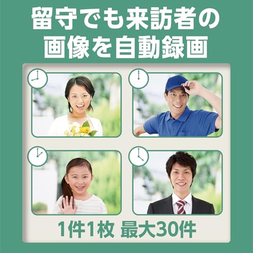 Panasonic Video Door Phone Placement Request Fire Alarm Interlock Compatible Function Equipped with Monitor Parent Unit Camera Entrance Handset (Stand