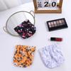 Cherry Cosmetic Bag Peach Printing Coin Purse Small Item Bag Storage Bag Travel