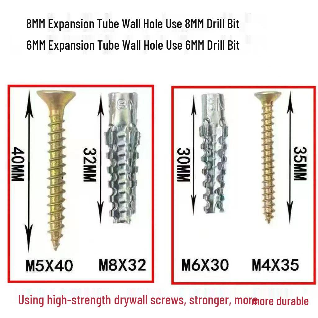 Serrated Gecko Lightweight Anti-Loosening Expansion Bolt for Brick & Concrete