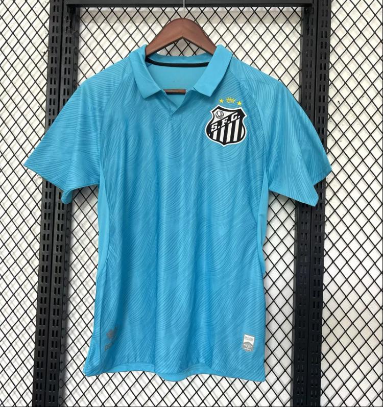 2526 Thai Football Fan Jersey Santos Marseille America Mallorca Short-sleeved Quick-drying T-shirt New La Liga