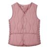 Women's Warm Padded Vest Lightweight Sleeveless Slim Fit Waistcoat Windproof Single-breasted Solid Color Vest for Fall