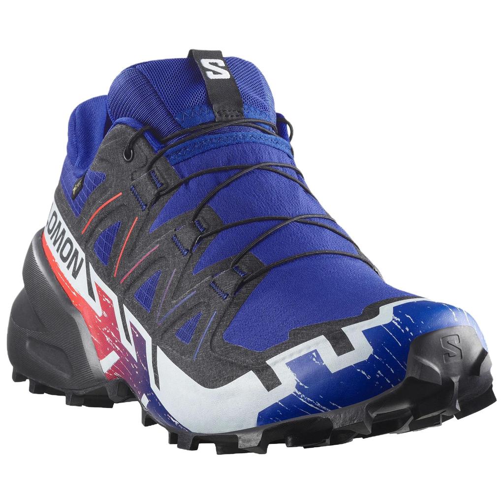 Salomon Speedcross 6 GORE-TEX Equipe Comfortable Durable Trail Running Shoes Unisex sneaker Blue Black 479828
