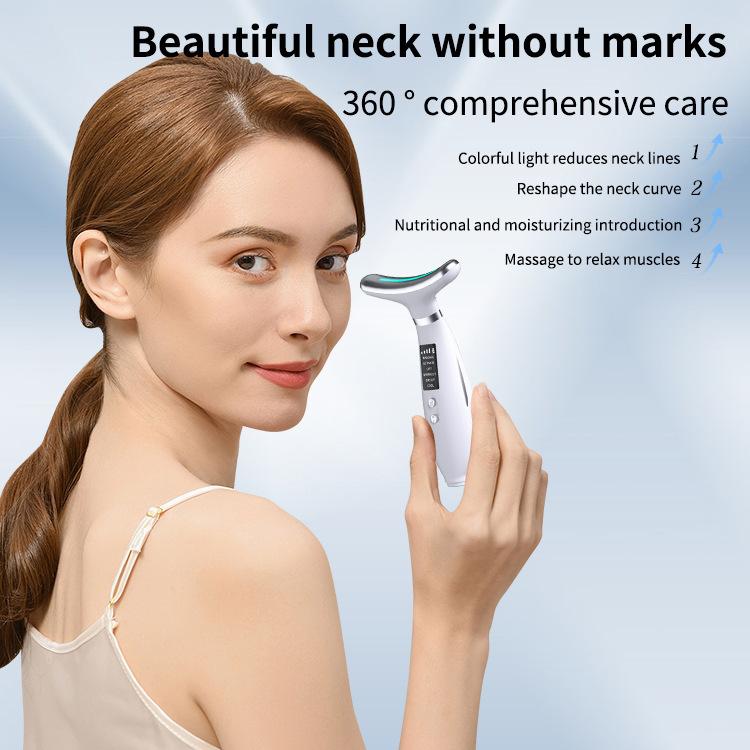 New Ice Neck Beauty Instrument Fades Neck Lines Neck Care Massager Lifts and Tightens Nasolabial Folds Beauty Instrument