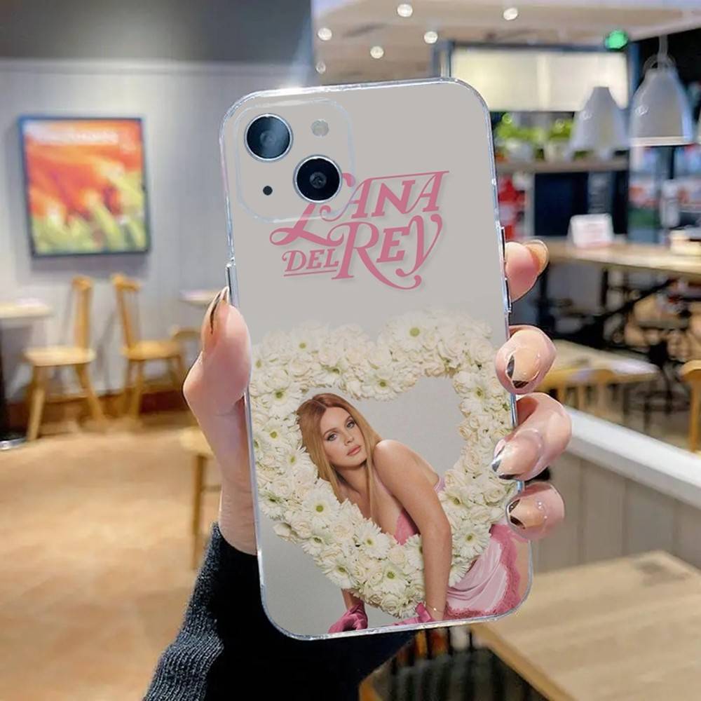

Чехол для телефона Singer L-Lana D-Del R-Rey для iPhone 16,15,14,13,12,11 Pro,Max,Plus,X,XS,XR,SE,Mini Прозрачный Силиконовый Мягкий iPhone16pro