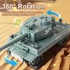 11-Pass Dual Remote Control Light And Music Spray With Usb Water Bomb Remote Control Tank, Children'S Simulation Toy Car