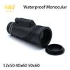 Fmc Coating Bak4 Prism 40x60 Waterproof Monocular Telescope With Smartphone Mount & Tripod For Travelling Hunting Bird Watching