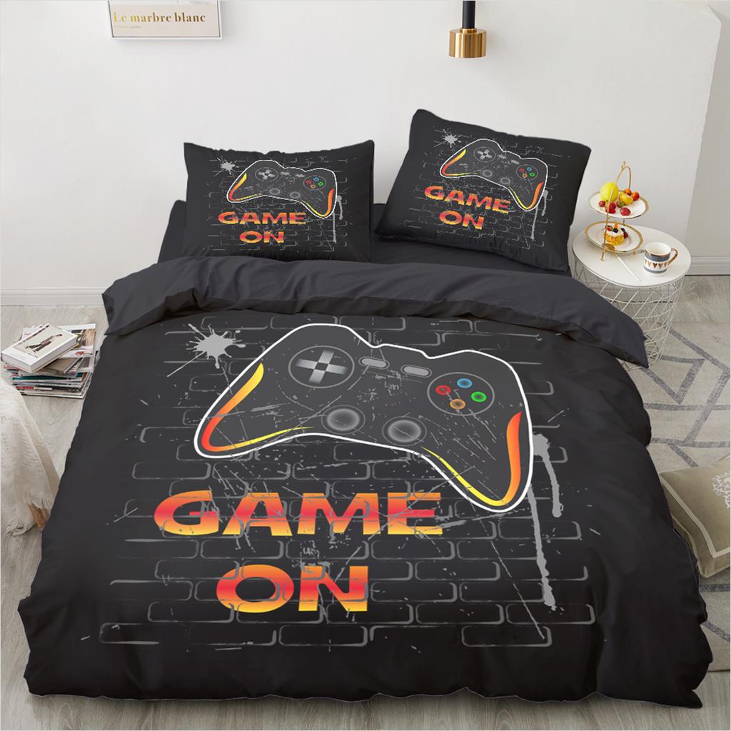 3D Printed Game Series Duvet Cover King Twin Queen Double Size Kit Pillowcase  New Wholesale Colorful Bedspread