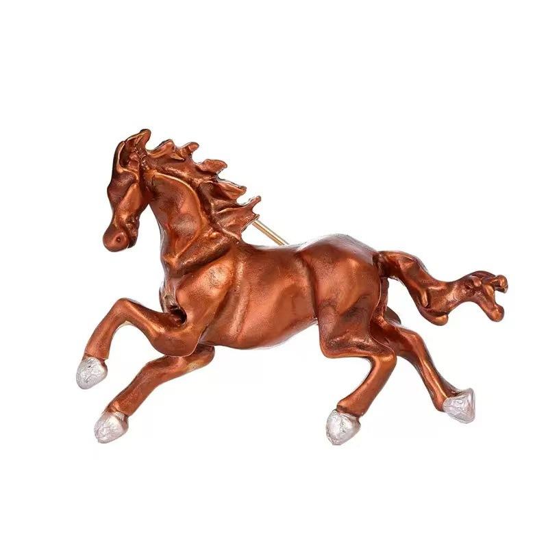 Broches Animal Étalon Cheval Émail Mode Pour Femmes Hommes Vêtements Manteau Accessoires Cadeaux