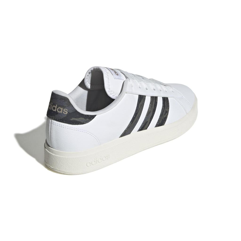 Adidas Grand Court Base Unisex Größe Schuhe Cargo Größe 2.0 Sneaker, Erwachsene, OOF26, Weiß/Core Black/Branch (JR9350), 22.5cm