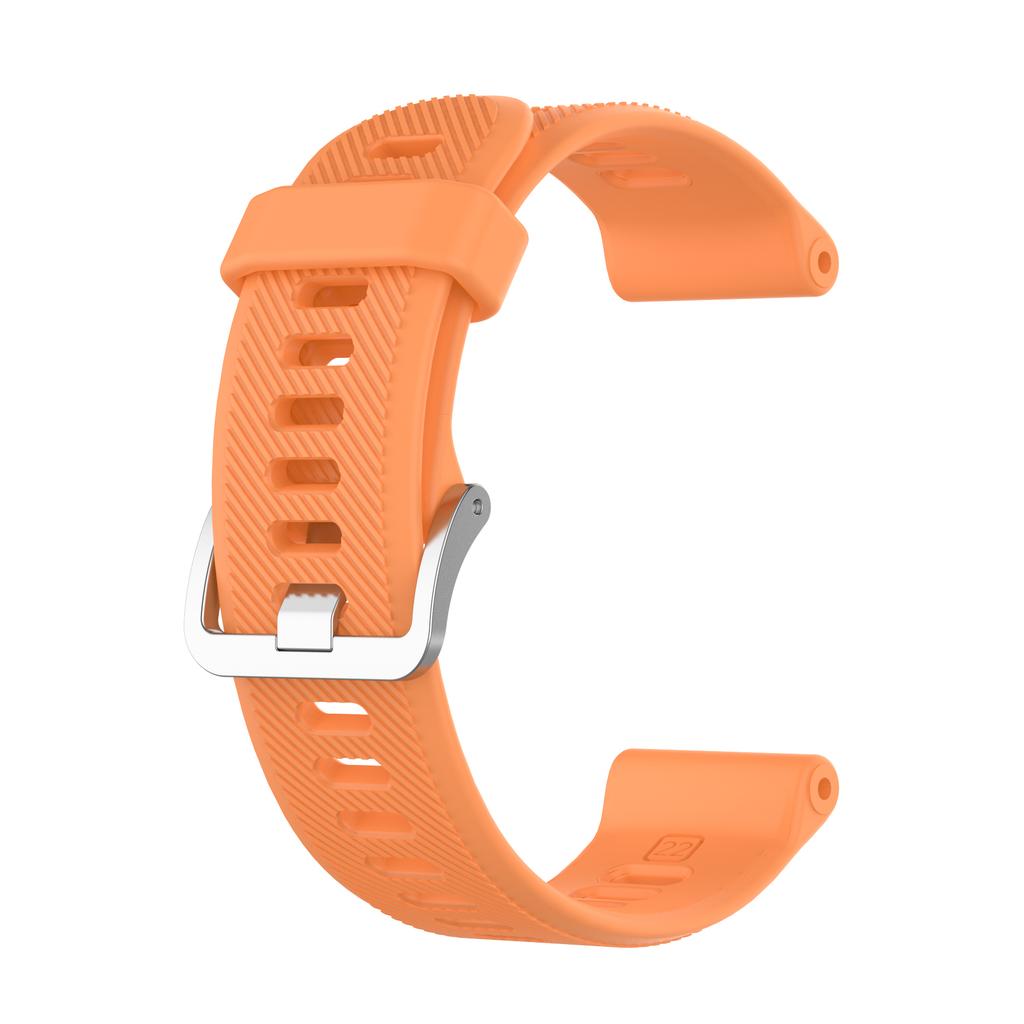 Solid Color Silicone Replacement Watch Strap for Garmin Forerunner 745