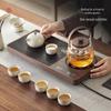 YIHUTEA Mingyuan Glass Tea Set with Kettle and Glazed Tray