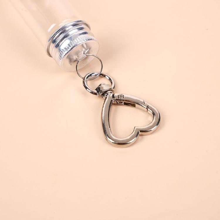 5 Pièces Porte-clés Bouteille en Verre Miniature Artistique Décoration Suspendue pour Sac à Dos Porte-clés Pour Cacher des Notes Secrètes et des Décorations