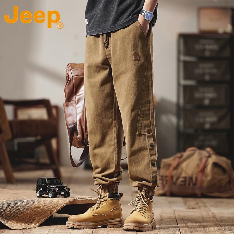 

JEEP Men s Trendy Loose Fit Cargo Jogger Pants XL