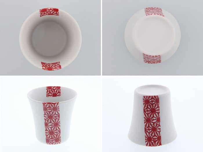 Tableware East Rock Cup Hemp Leaf Japanese Tableware Red