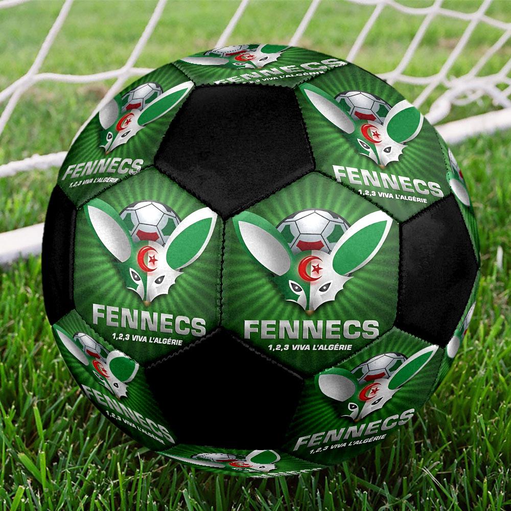 1pc Algeria National Football Team Soccer Ball Size 5 Indoor Soccer Ball Fashion Colorful Backyard Game - Great For Sports Fans Gift HE13