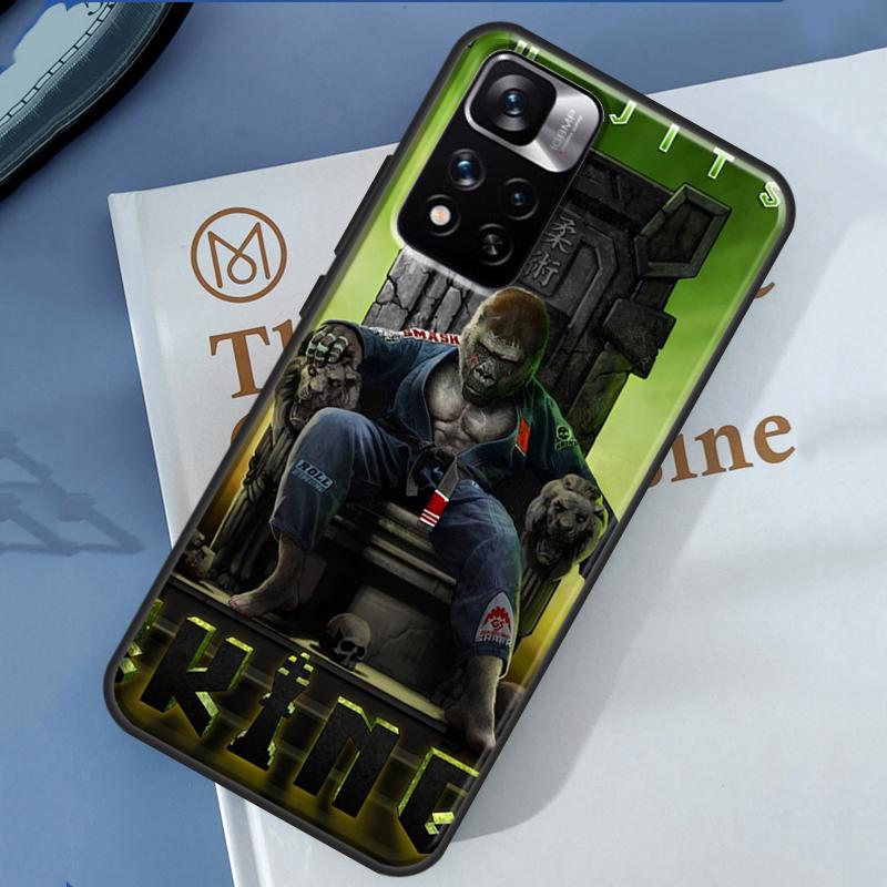 Judo Jiu Jitsu BJJ Case For Xiaomi Redmi Note 12 11 10 9 8 Pro Cover For Redmi Note 10S 11S 10A 10C 9A 9C 12C 9T