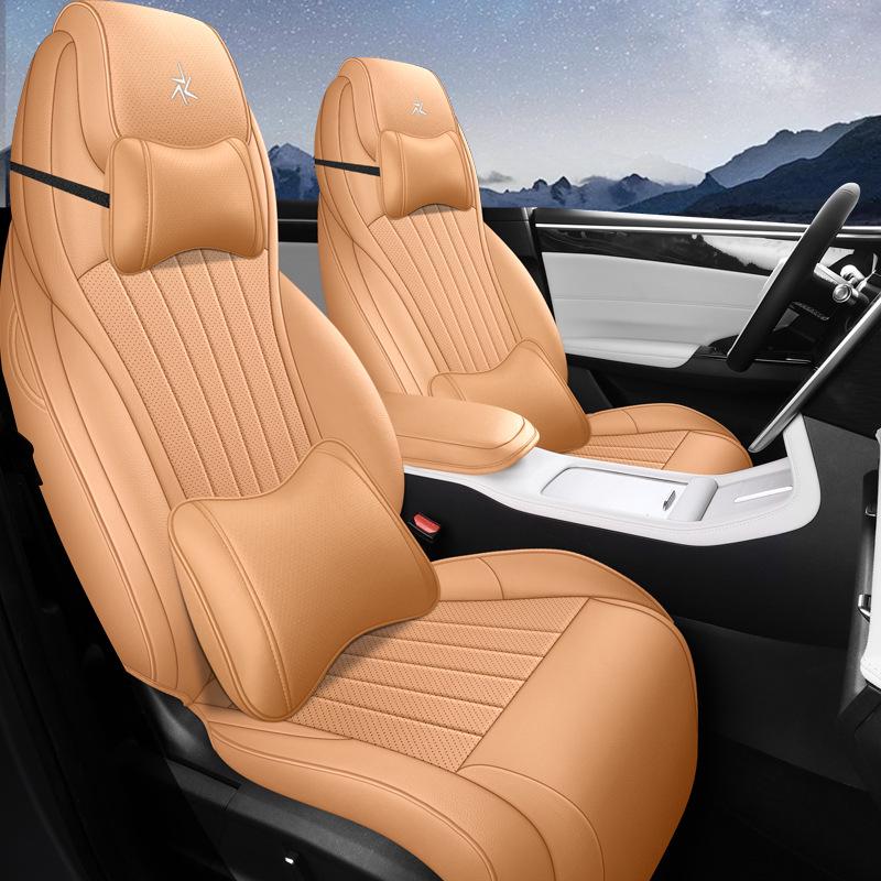 Universal Leather Seat Cover for 23 Galaxy L7 Models - Full Surround, All-Season Car Cushion