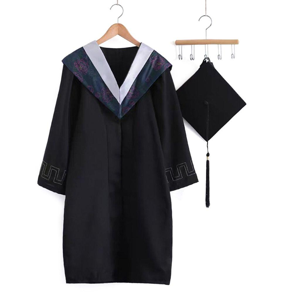 Ceremony Congrats Grad Happy Graduation Bling Removable Tassel Graduation Gown Set Mortarboard Hat