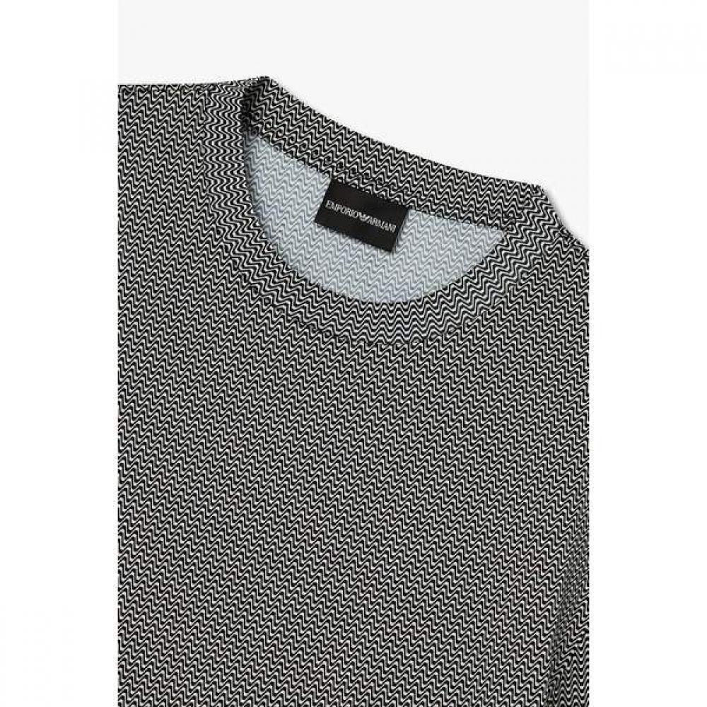 Emporio Armani Men Allover PaTTern Lyocell T shirT A516126059