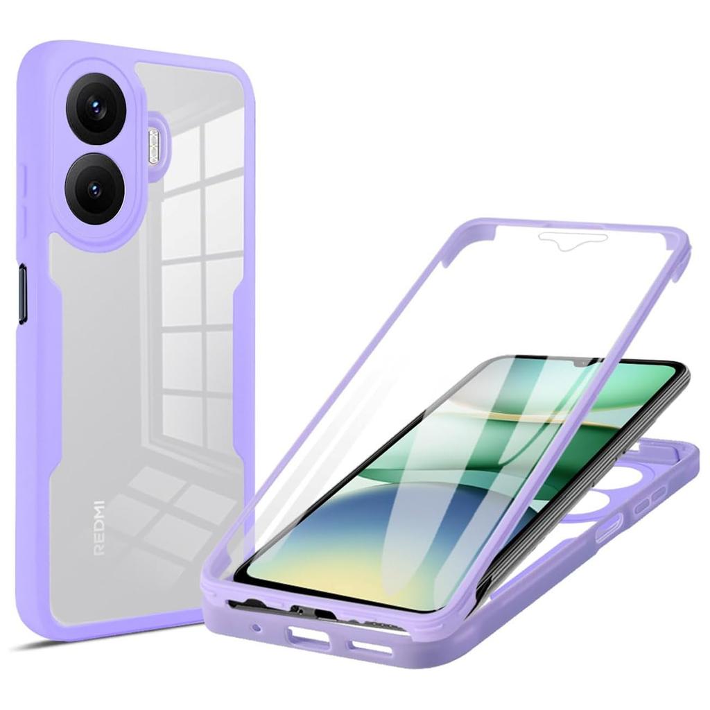 Nárazuvzdorné pouzdro pro ochranu celého těla pro Xiaomi Poco F7 5G Ochranný kryt Ochranná fólie na displej Fundas Coque Capa