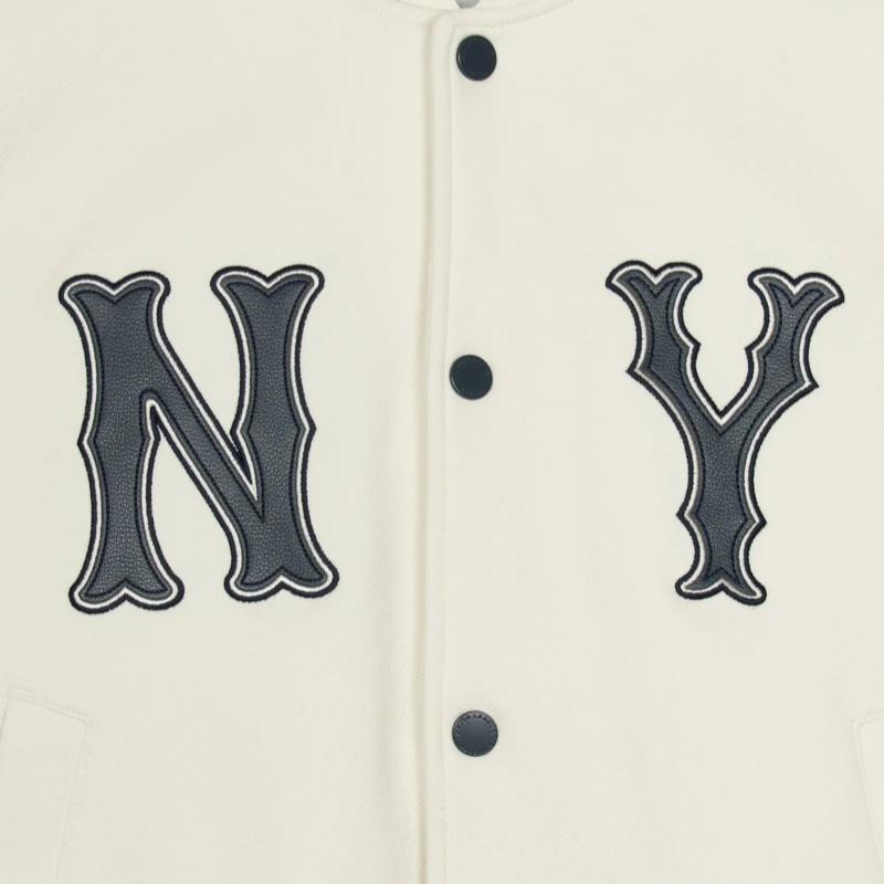 New MLB New York Yankees Jackets Unisex Beige 3AJPB0551-50CRS
