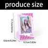 652F Multipurpose Miniature Picture Frame 5Inch Resin Photo Holder with Folding Stand For Desktop Shelf Display Decoration