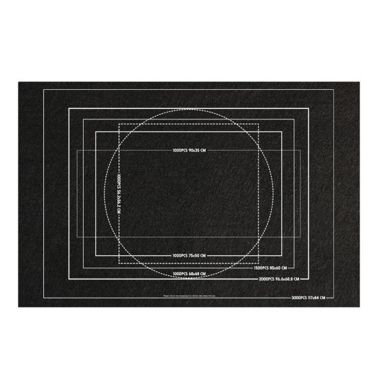 Jigsaw Puzzle Roll Mat Large Capacity Foldable Design Wear Resistant Puzzle Saver Jigsaw Puzzle Mat with Fixing Strap Set