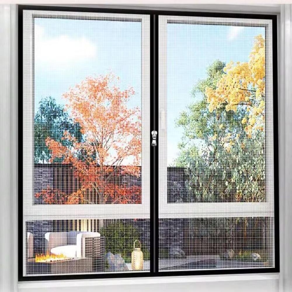 Self-Adhesive Zipper Mosquito Net Anti-Mosquito Net Anti-Mosquito Window Screen Customized Mosquitera Nets for Windows New