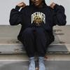 Trendy Women's Autumn Loose-Fit Sweatshirt with Mid-High Neck – European Size