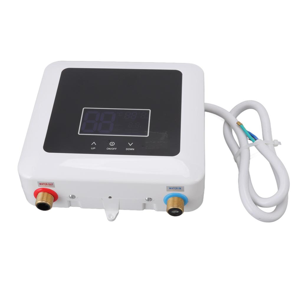 Electric Water Heater Constant Temperature Frequency Conversion with Widescreen Quick Shower Heater for Home 220V 7500W