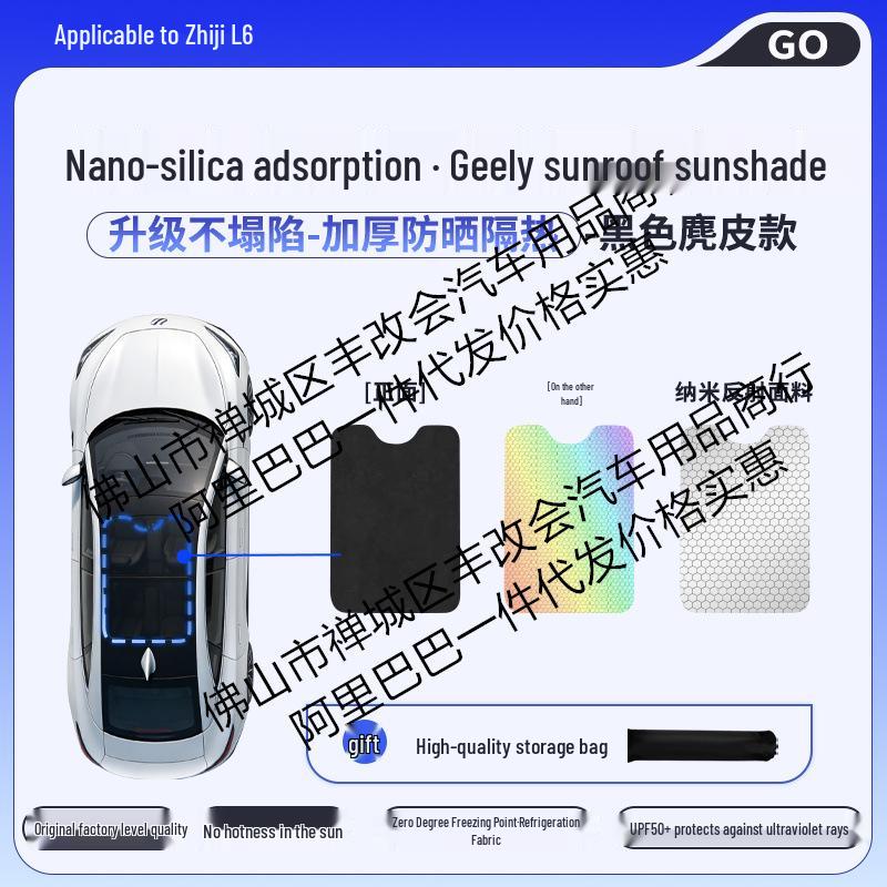 IM LS6/L7 Silicone Honeycomb Color-Changing Sunroof Sunshade for Heat Insulation and Car Roof Glass Protection
