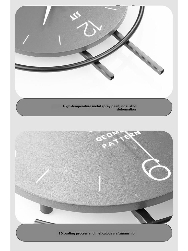 Modern Silent Wall Clock for Living Room or Restaurant Decoration