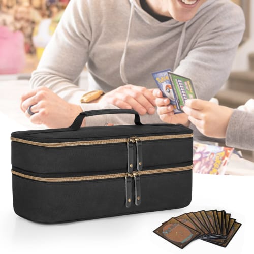 Trunab Card Game Storage Case, Trading Card Case, Dual Layer