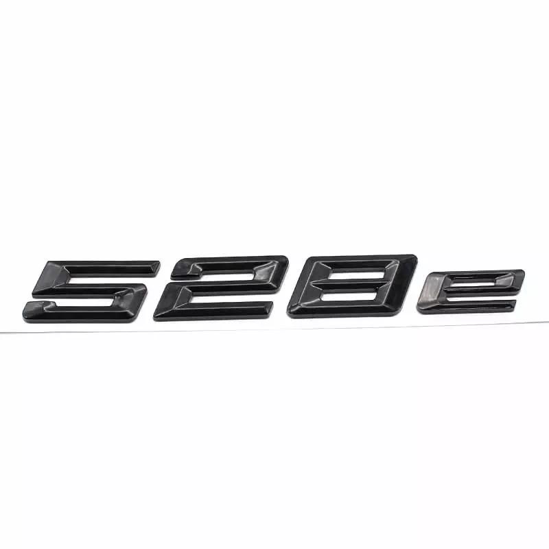 Glossy Black 3D Car Trunk Emblem Logo Badge for BMW 530e Letters Sticker Accessories A1