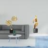 Abstract Resin Figurine Sculpture Decorative Collectible Artwork Tabletop Ornament for Desk Cabinet