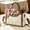 Premium Oriental Embroidery Handbag For Mature Ladies, Multiway All-Match Daily Shoulder & Crossbody Bag