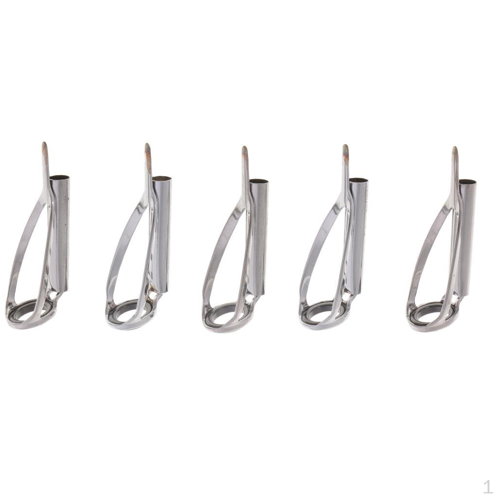5 Pieces Fishing Rod Rods Guides Tips Repair Kit